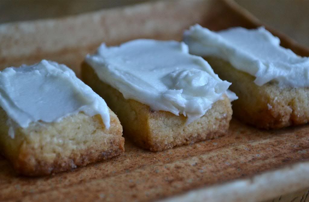 When I'm not at Work Frosted Nutmeg Log Cookies